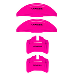 Custom Brake Caliper Covers for Genesis in Fuchsia Color – Set of 4 + Warranty