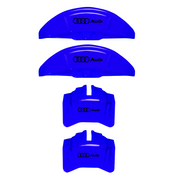 Custom Brake Caliper Covers for Audi in Blue Color – Set of 4 + Warranty