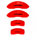 Custom Brake Caliper Covers for Mitsubishi in Red Color – Set of 4 + Warranty