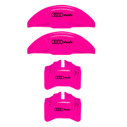 Custom Brake Caliper Covers for Audi in Fuchsia Color – Set of 4 + Warranty