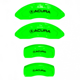 Custom Brake Caliper Covers for Acura in Green Color – Set of 4 + Warranty