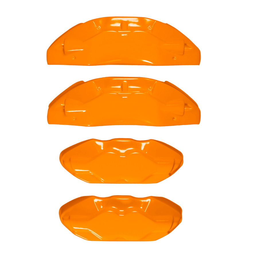 Custom Brake Caliper Covers for Cadillac in Orange Color – Set of 4 + Warranty