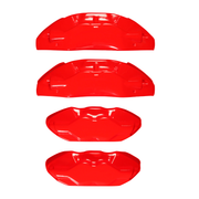 Custom Brake Caliper Covers for Cadillac in Red Color – Set of 4 + Warranty
