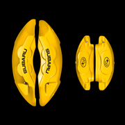 Custom Brake Caliper Covers for Subaru in Yellow Color – Set of 4 + Warranty