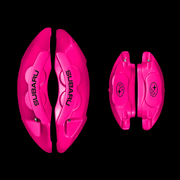 Custom Brake Caliper Covers for Subaru in Fuchsia Color – Set of 4 + Warranty