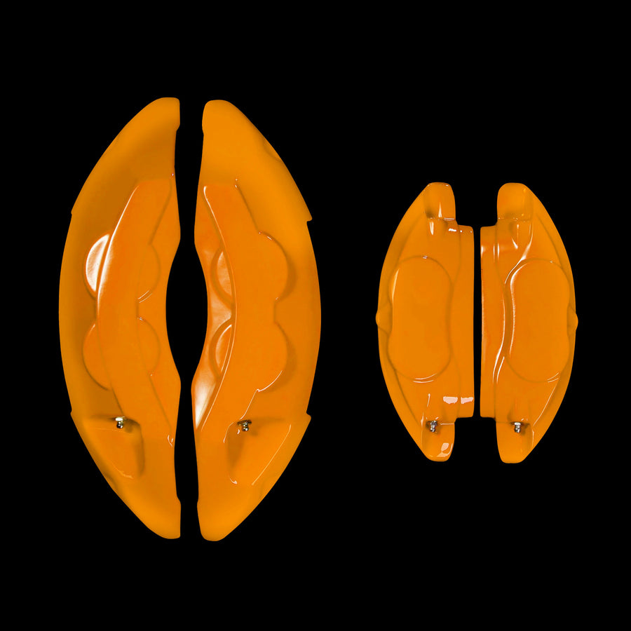 Custom Brake Caliper Covers for BMW – M Style in Orange Color – Set of 4 + Warranty