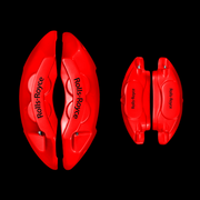 Custom Brake Caliper Covers for Rolls-Royce in Red Color – Set of 4 + Warranty