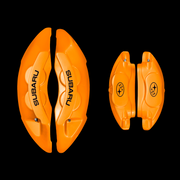 Custom Brake Caliper Covers for Subaru in Orange Color – Set of 4 + Warranty