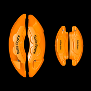 Custom Brake Caliper Covers for Rolls-Royce in Orange Color – Set of 4 + Warranty