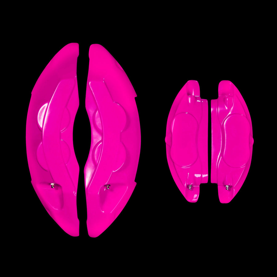 Custom Brake Caliper Covers for BMW – M Style in Fuchsia Color – Set of 4 + Warranty