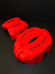 Custom Brake Caliper Covers for Range Rover in Red Color – Set of 4 + Warranty