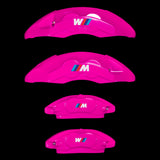 Brake Caliper Covers for BMW X3 2013-2017 – M Style in Fuchsia Color – Set of 4 + Warranty