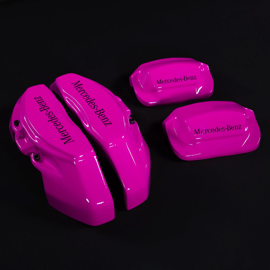 Custom Brake Caliper Covers for Mercedes-Benz in Fuchsia Color – Set of 4 + Warranty