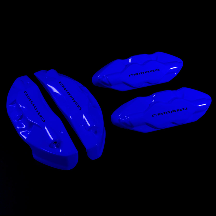Brake Caliper Covers for Chevrolet Camaro SS 2016-2022 in Blue Color – Set of 4 + Warranty