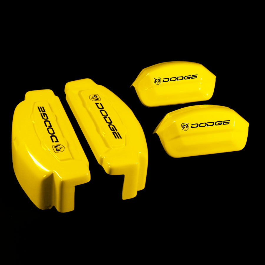 Brake Caliper Covers for Dodge RAM 1500 2019-2023 in Yellow Color – Set of 4 + Warranty