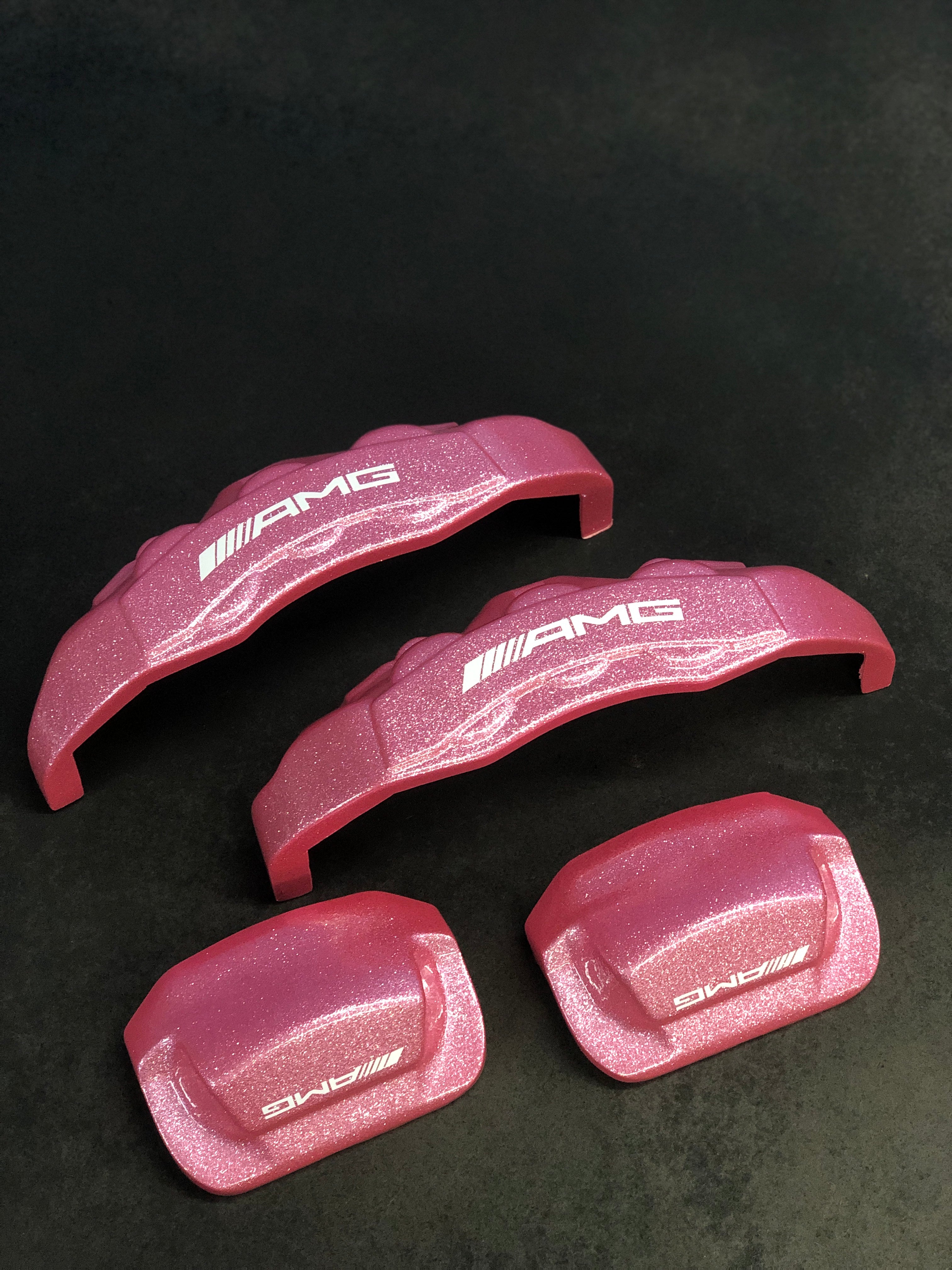 Brake Caliper Covers for Mercedes-Benz – AMG in Special Color with Sparking – Set of 4 + Warranty