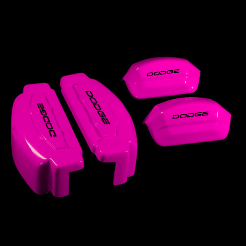 Brake Caliper Covers for Dodge Charger 2006-2020 in Fuchsia Color – Set of 4 + Warranty