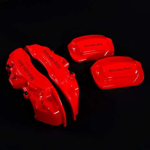 Brake Caliper Covers for Mercedes-Benz G350 1991-2018 in Red Color – Set of 4 + Warranty