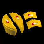 Brake Caliper Covers for Audi A6 2012-2015 – RS Style in Yellow Color – Set of 4 + Warranty