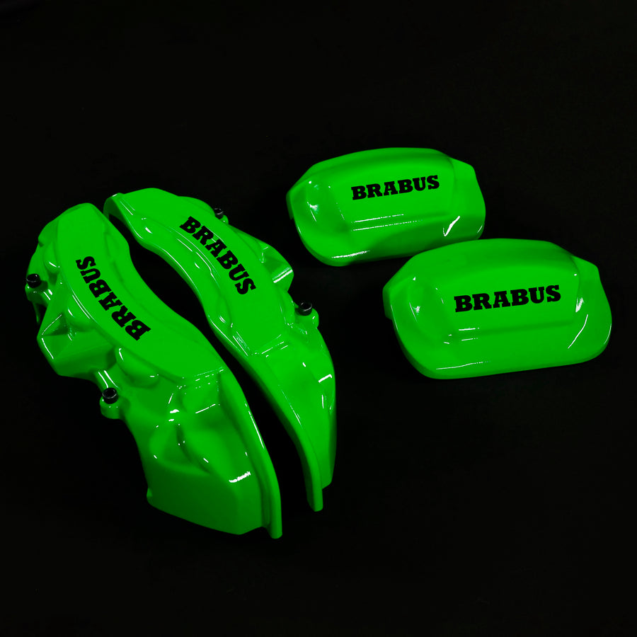 Brake Caliper Covers for Mercedes-Benz G550 1991-2018 – Brabus in Green Color – Set of 4 + Warranty