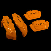 Brake Caliper Covers for Tesla Model 3 2017-2023 in Orange Color – Set of 4 + Warranty