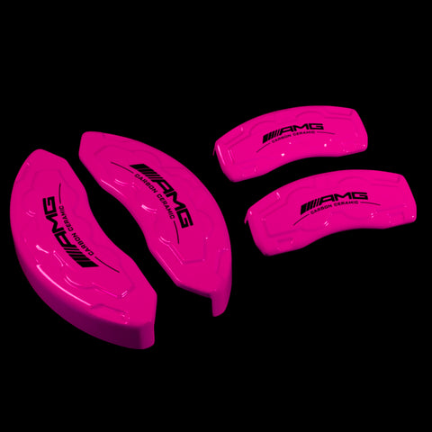 Brake Caliper Covers for Mercedes-Benz CLA250 2017-2019 – AMG Style in Fuchsia Color – Set of 4 + Warranty