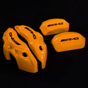 Brake Caliper Covers for Mercedes-Benz C63 2015-2018 – AMG Style in Orange Color – Set of 4 + Warranty