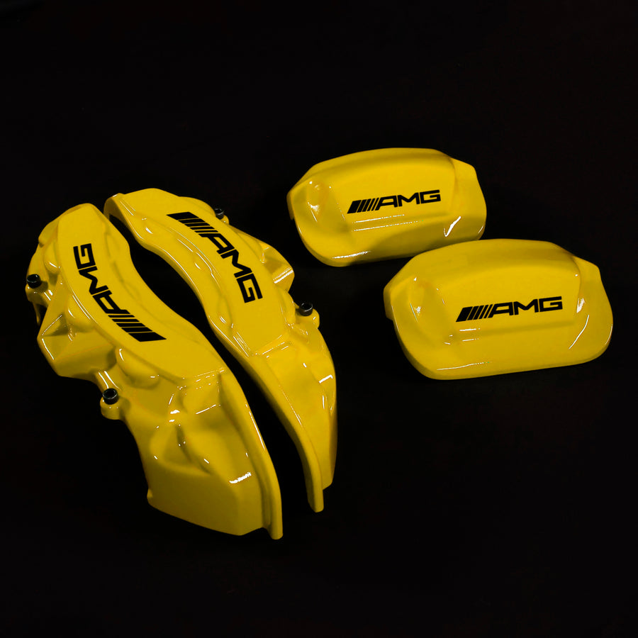 Brake Caliper Covers for Mercedes-Benz G550 1991-2018 – AMG Style in Yellow Color – Set of 4 + Warranty