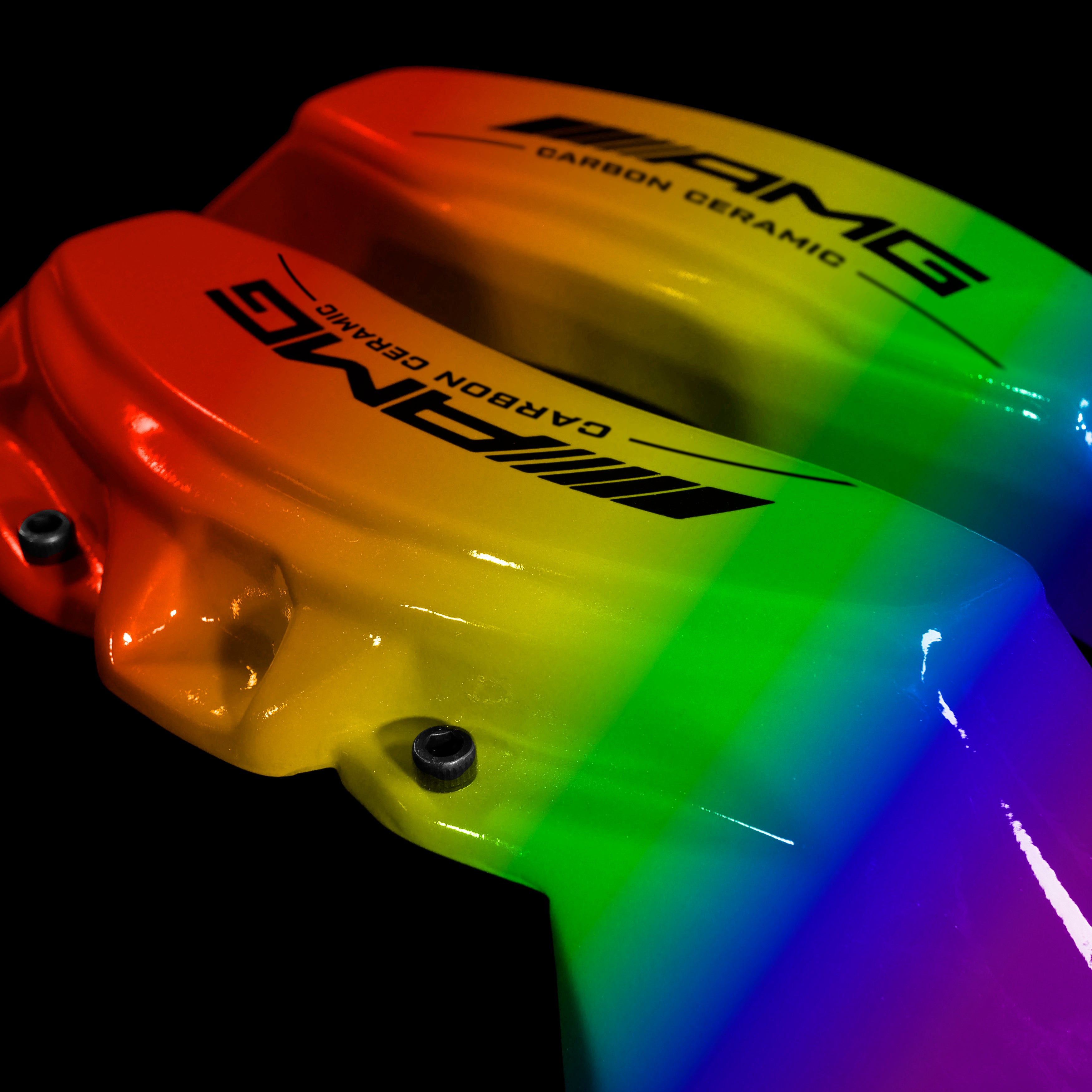 Brake Caliper Covers for Mercedes-Benz E400 2003-2016 – AMG Ceramic Style in Custom Color – Set of 4 + Warranty
