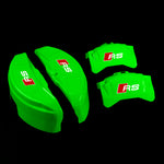 Brake Caliper Covers for Audi A6 2012-2015 – RS Style in Green Color – Set of 4 + Warranty