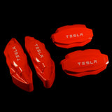 Brake Caliper Covers for Tesla Model X 2017-2020 in Red Color – Set of 4 + Warranty