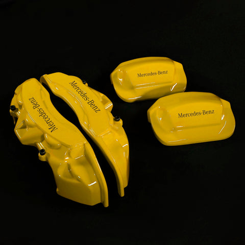 Brake Caliper Covers for Mercedes-Benz CLS500 2003-2011 in Yellow Color – Set of 4 + Warranty