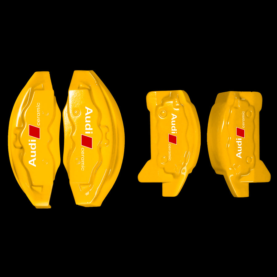 Brake Caliper Covers for Audi Q5 2009-2016 – Ceramic Style in Yellow Color – Set of 4 + Warranty