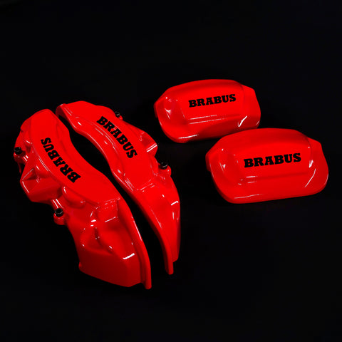 Brake Caliper Covers for Mercedes-Benz CLS500 2003-2011 – Brabus Style in Red Color – Set of 4 + Warranty
