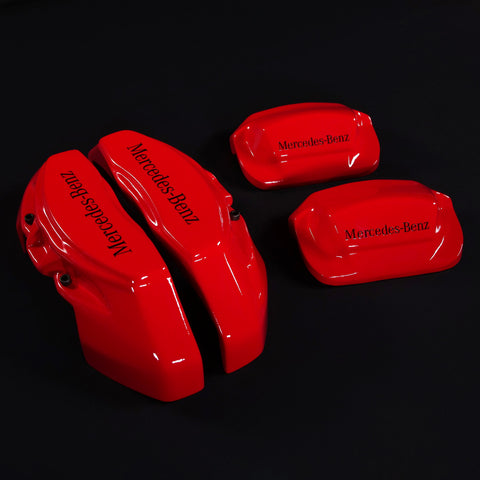 Custom Brake Caliper Covers for Mercedes-Benz in Orange Color – Set of 4 + Warranty