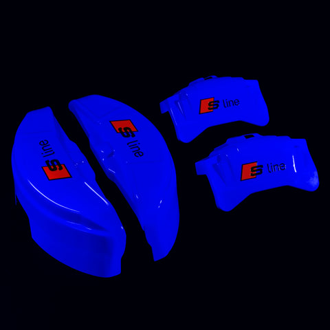 Brake Caliper Covers for Audi A7 2012-2015 – S line Style in Blue Color – Set of 4 + Warranty