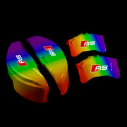 Brake Caliper Covers for Audi A6 2012-2015 – RS Style in Custom Color – Set of 4 + Warranty
