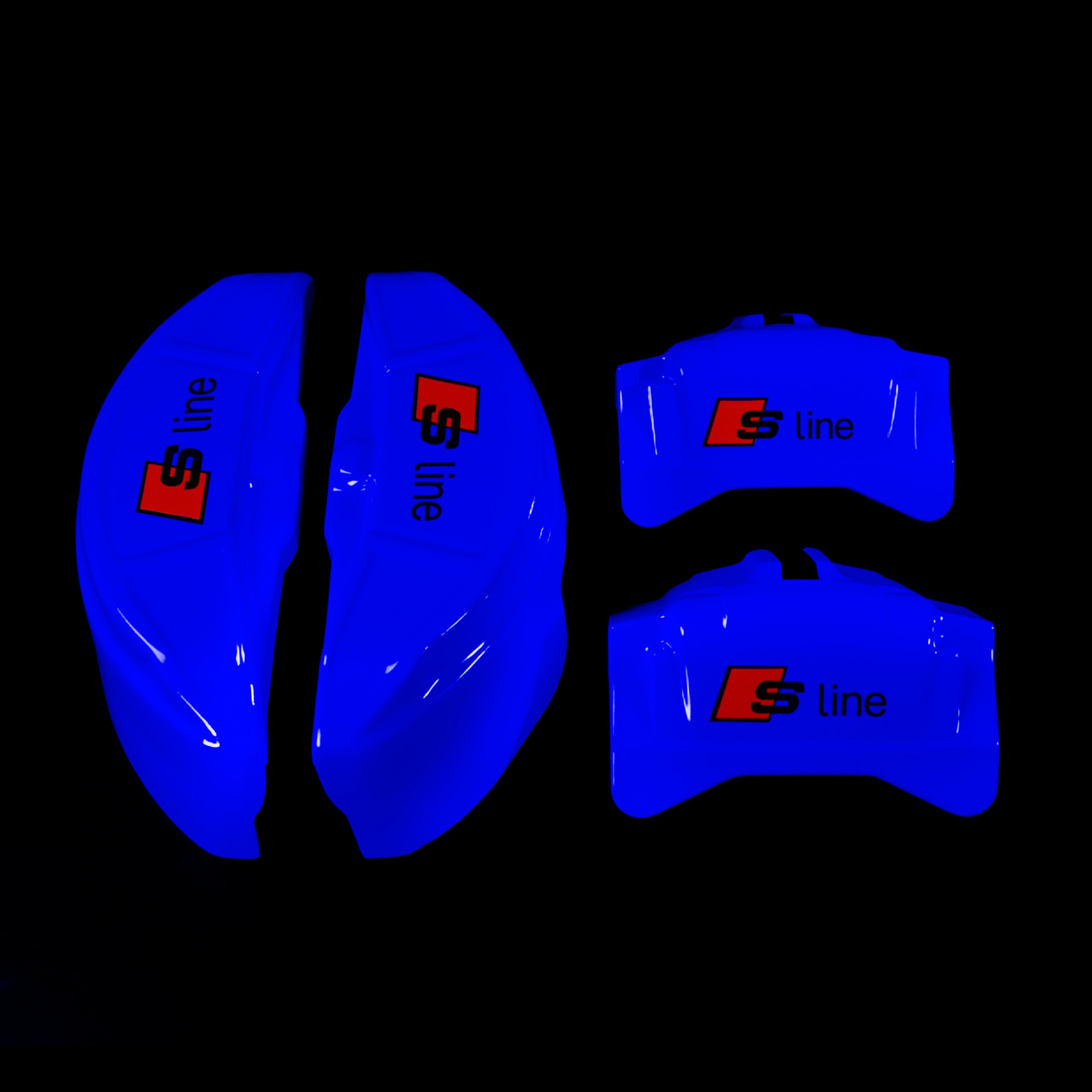 Brake Caliper Covers for Audi A6 2012-2015 – S line Style in Blue Color – Set of 4 + Warranty