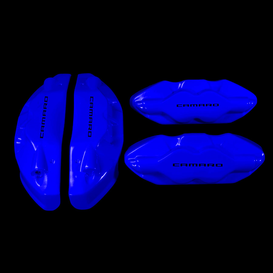 Brake Caliper Covers for Chevrolet Camaro SS 2016-2022 in Blue Color – Set of 4 + Warranty
