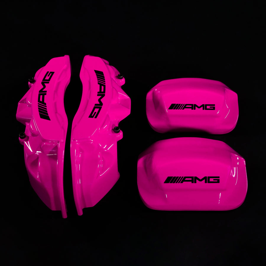 Brake Caliper Covers for Mercedes-Benz G550 1991-2018 – AMG Style in Fuchsia Color – Set of 4 + Warranty
