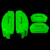 Brake Caliper Covers for Dodge Challenger 2009-2022 – SRT Style in Green Color – Set of 4 + Warranty