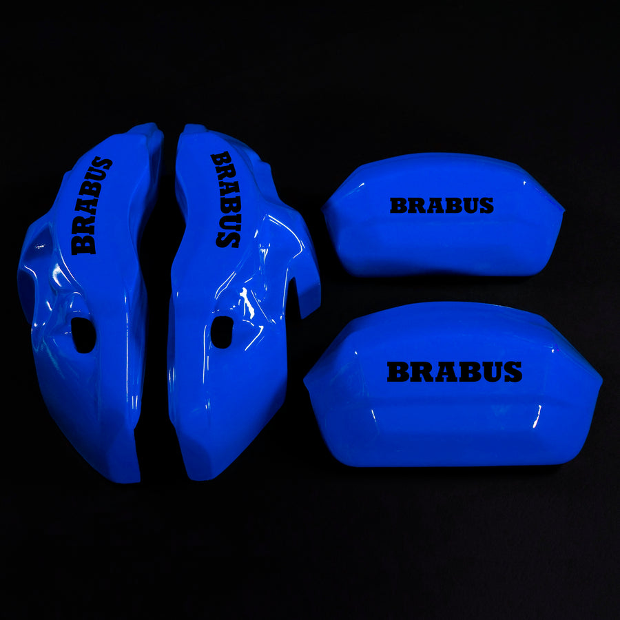 Brake Caliper Covers for Mercedes-Benz C63 2015-2018 – in Blue Color – Set of 4 + Warranty