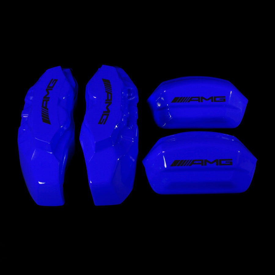 Brake Caliper Covers for Mercedes-Benz E450 2017-2023 – AMG Style in Blue Color – Set of 4 + Warranty
