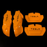 Brake Caliper Covers for Tesla Model 3 2017-2023 in Orange Color – Set of 4 + Warranty