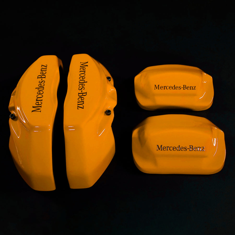 Brake Caliper Covers for Mercedes-Benz E350 2003-2016 in Orange Color – Set of 4 + Warranty