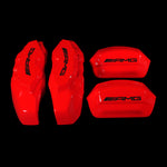 Brake Caliper Covers for Mercedes-Benz E400 2017-2023 – AMG Style in Red Color – Set of 4 + Warranty