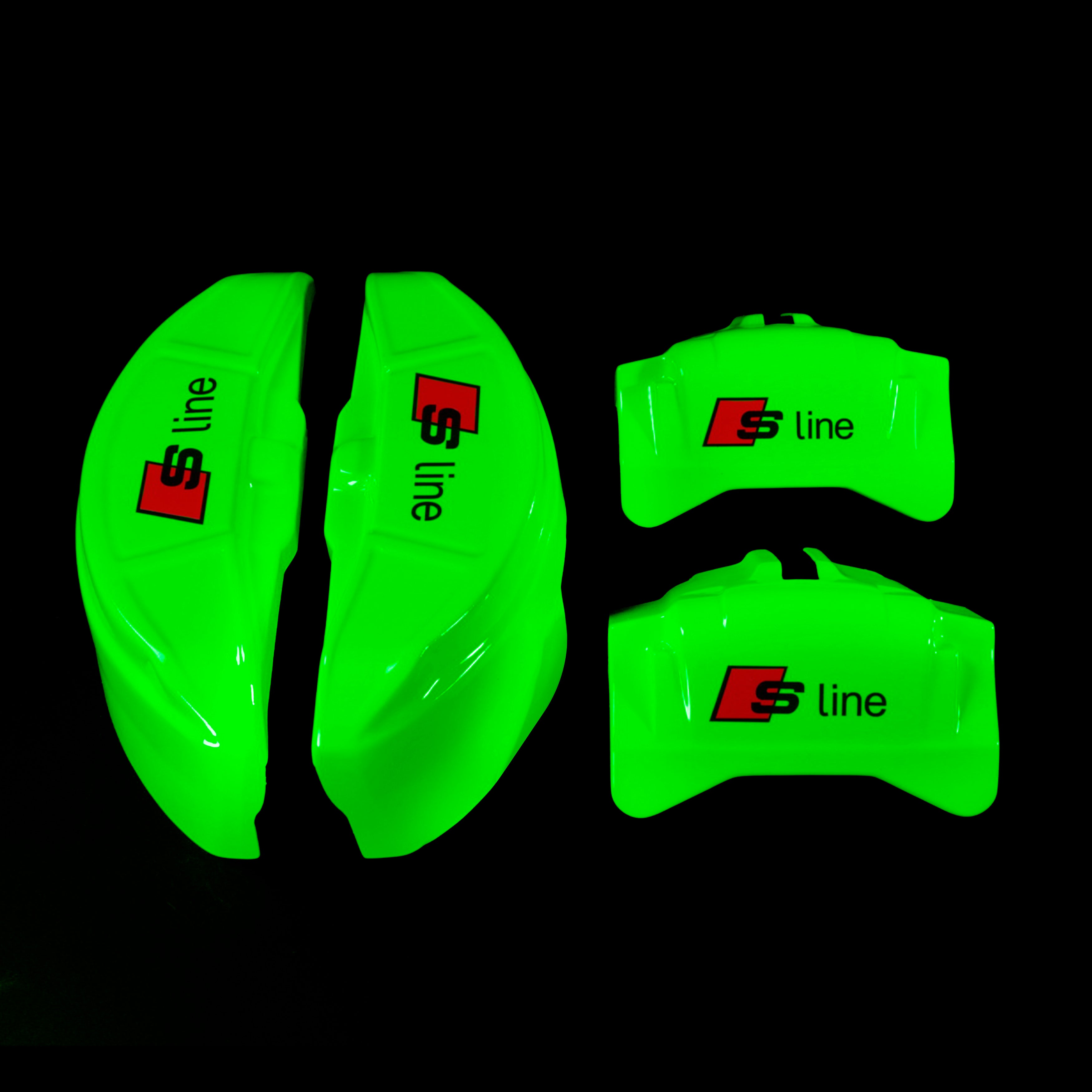 Brake Caliper Covers for Audi A7 2012-2015 – S line Style in Green Color – Set of 4 + Warranty
