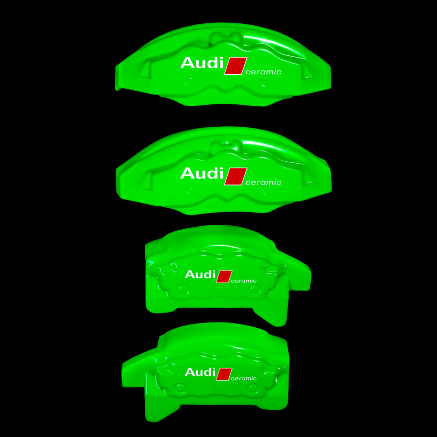 Brake Caliper Covers for Audi Q5 2009-2016 – Ceramic Style in Green Color – Set of 4 + Warranty