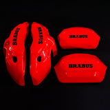 Brake Caliper Covers for Mercedes-Benz C63 2015-2018 – Brabus Style in Red Color – Set of 4 + Warranty