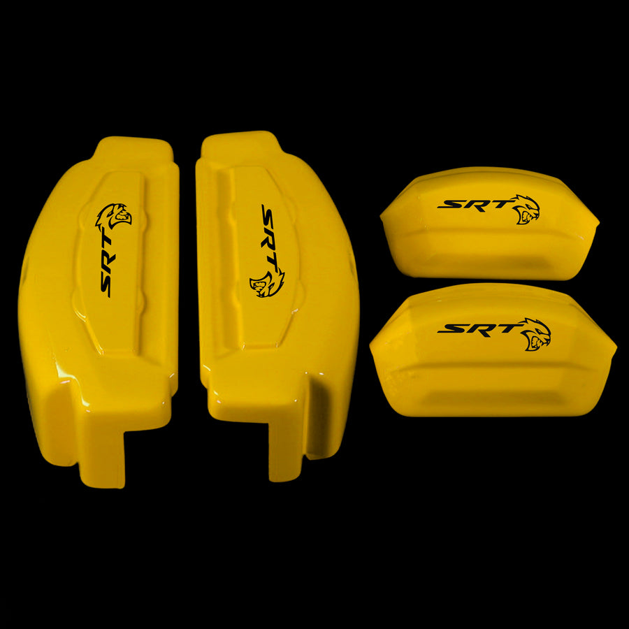Brake Caliper Covers for Dodge Charger 2006-2020 – SRT Style in Yellow Color – Set of 4 + Warranty
